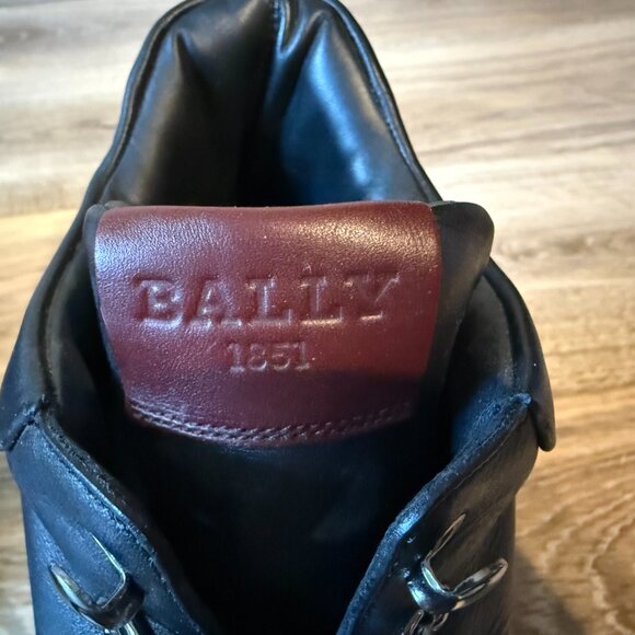 Brand New Men's Bally Valiant Size 10 1/2 US/ EU 43.5 Calf Leather Boots - Picture 3 of 5